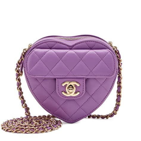 chanel purple mini